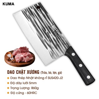 Dao chặt kuma thép nhật không rỉ - hàng cao cấp