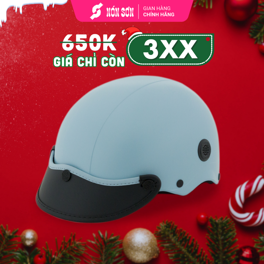 Mũ bảo hiểm lỗ thông gió NÓN SƠN chính hãng TG-XH518