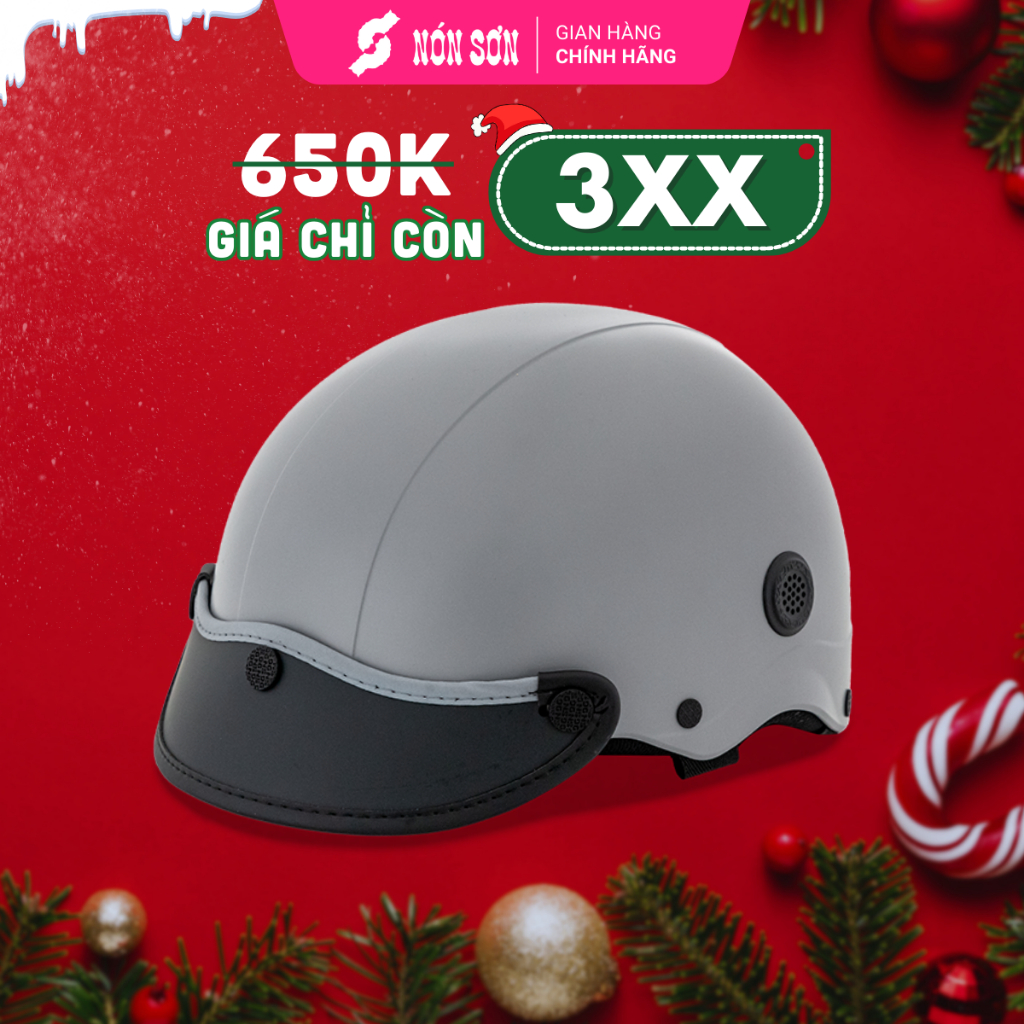 Mũ bảo hiểm lỗ thông gió NÓN SƠN chính hãng TG-XM179