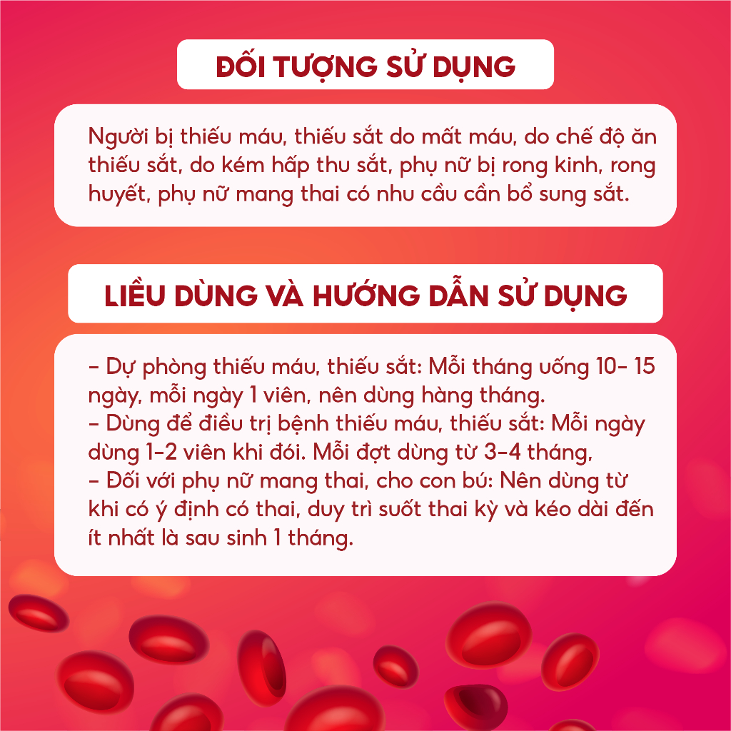 Viên Uống Bổ Sung Sắt Hữu Cơ VINH GIA Giảm Tình Trạng Thiếu Máu, Tăng Khả Năng Hấp Thụ Sắt Dùng Cho Mọi Lứa Tuổi 30 Viên
