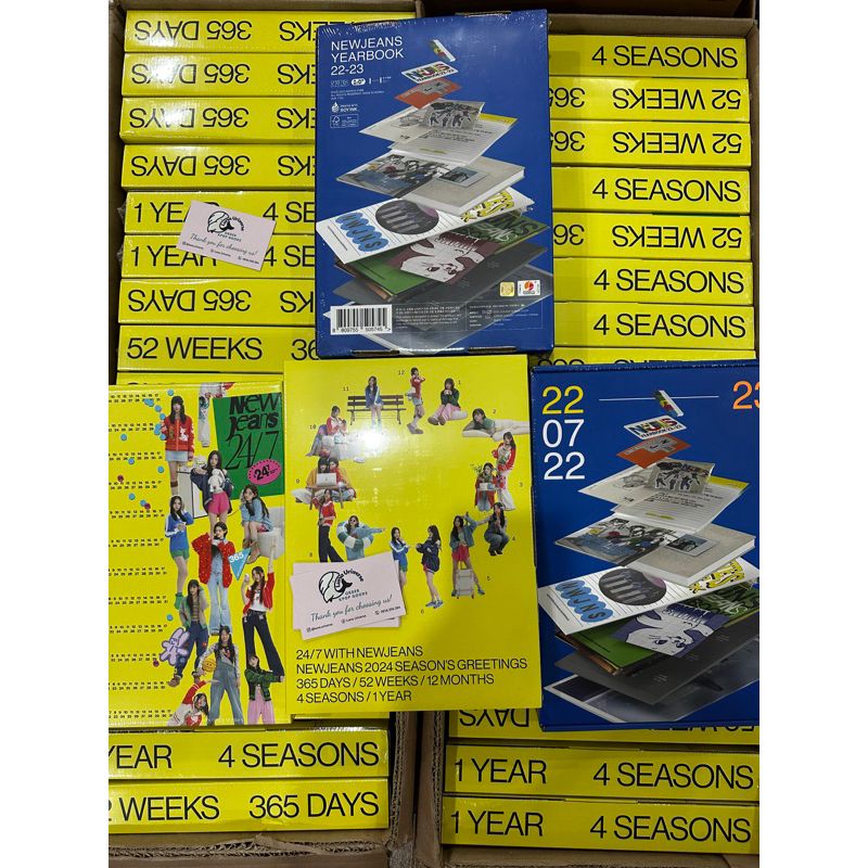 Bộ ảnh NEWJEANS - YEARBOOK 22-23 nguyên seal không pob