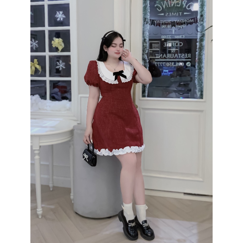 BIGSIZE VÁY DẠ BÈO GẤU 2M - 19893