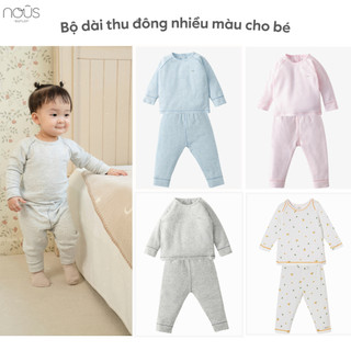  Bộ dài tay thu đông cho bé trai, bé gái chất liệu mềm mại (size 3M - 2Y)
