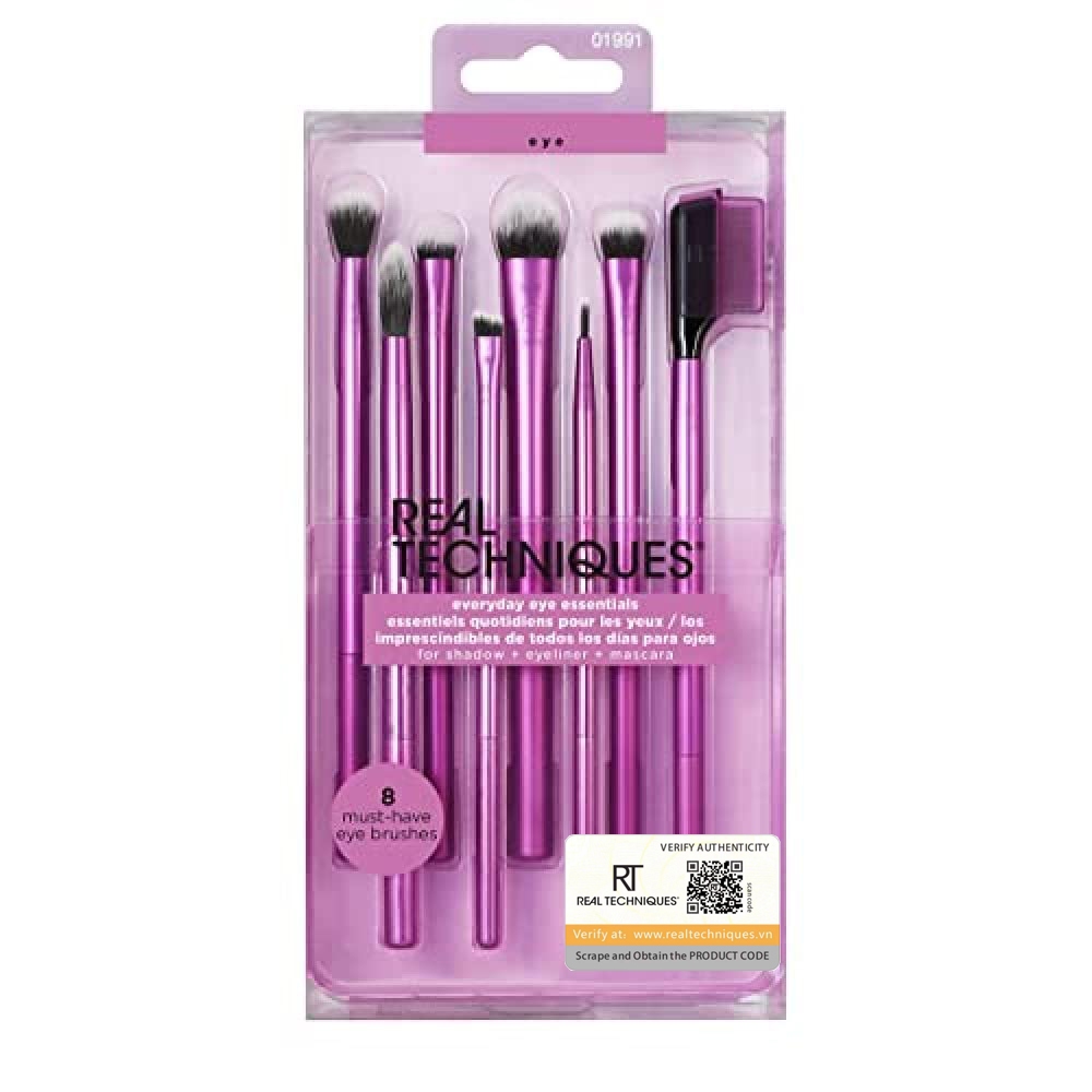 Bộ Cọ Mắt Real Techniques EVERYDAY EYE ESSENTIALS