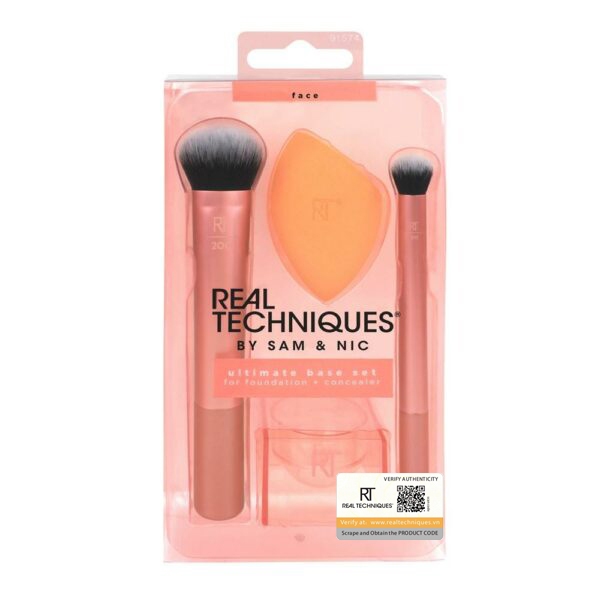 Cọ Đánh Nền + Che Khuyết Điểm REAL TECHNIQUES