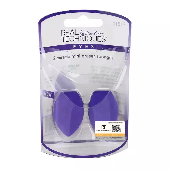 Mút Tán Real Techniques 2 Miracle Mini Eraser Sponges