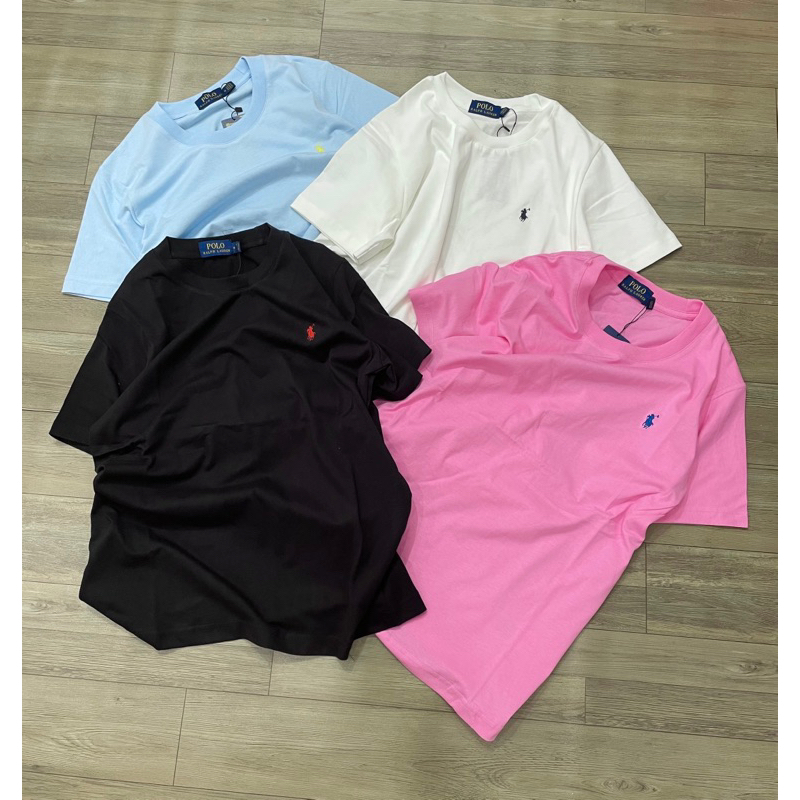 Áo thun polo thêu nai chất xịn