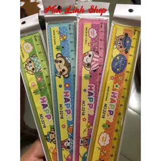 Thước kẻ hoạt hình ngộ nghĩnh 18cm