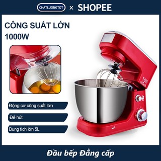 Máy trộn bột đánh trứng bằng tay dạng đứng 5 lít, máy trợ thủ nhà bếp