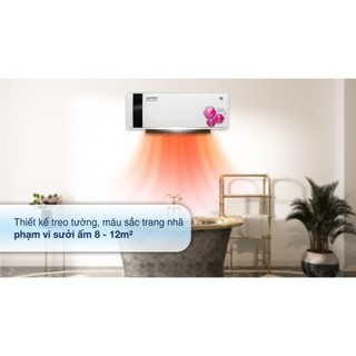 Máy sưởi gốm Ceramic Mutosi MCH-2000/HARE HR-HT2003 công suất 2000w