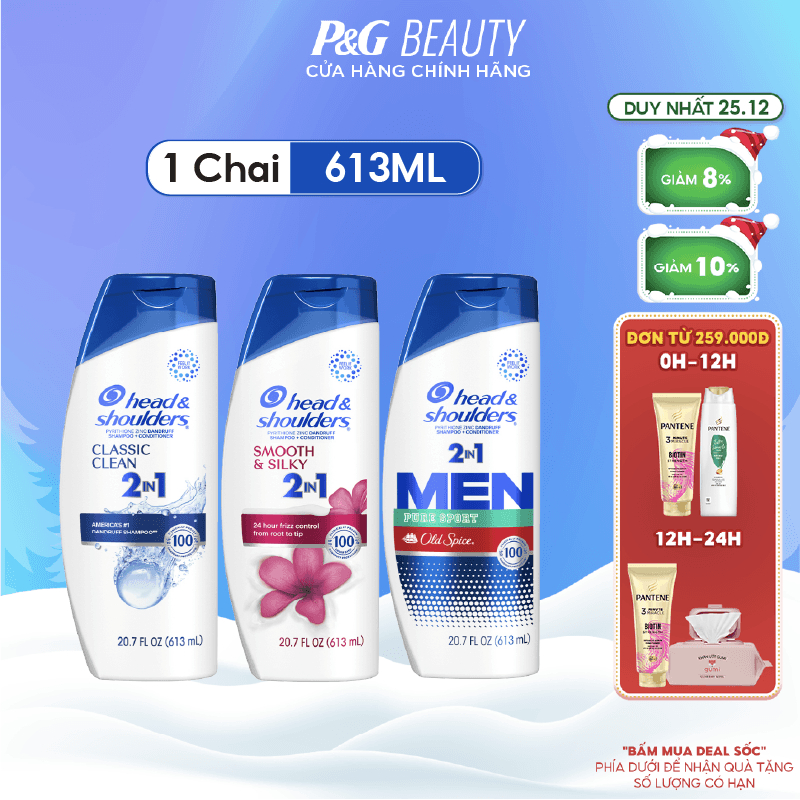 Gội Xả 2IN1 Head & Shoulders 613ML - Mỹ