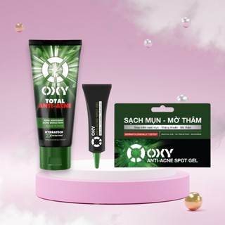 Bộ đôi sạch da ngừa mụn Oxy Anti-Acne (srm100g+gel10g)