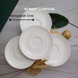 Dĩa Lót Chén Sứ 15cm - Sứ Minh Long
