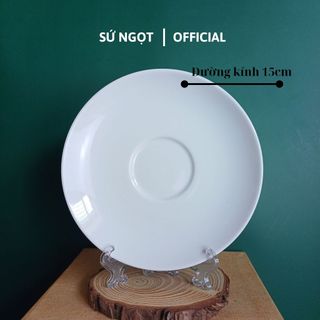 Dĩa Lót Chén Sứ 15cm - Sứ Minh Long