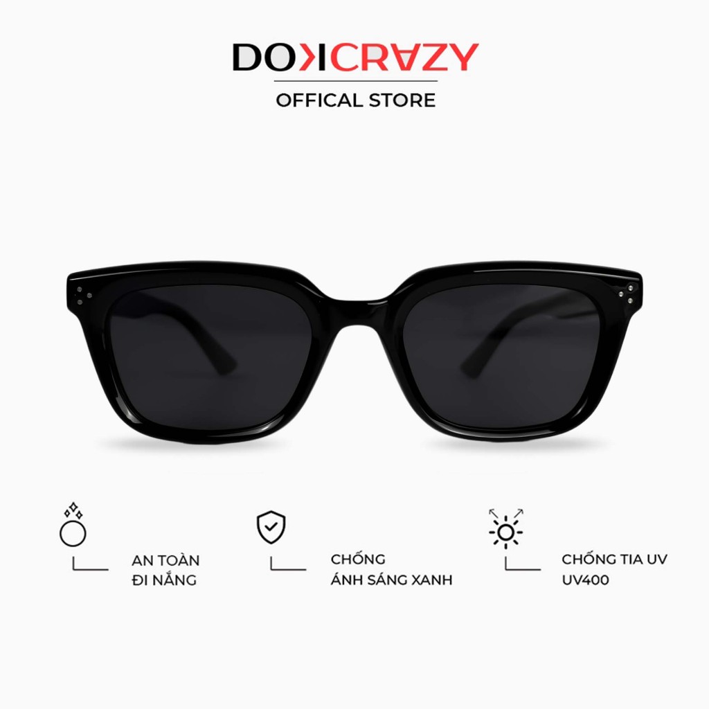 Kính mát thời trang DOKCRAZY BILLY Streetwear Hot Trend độc đáo chất liệu cao cấp, unisex phù hợp nhiều dáng mặt, UV400