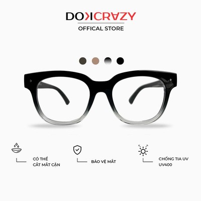 Gọng kính DOKCRAZY KYLA Unisex Phù hợp nhiều dáng mặt, nhựa sinh học cao cấp, Chống ánh sáng xanh