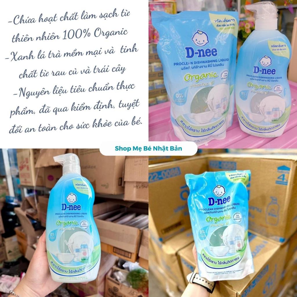 Nước rửa bình sữa Dnee, rửa đồ dùng ăn dặm cho bé nội địa Thái Lan 500ml - Bố Bắp Store