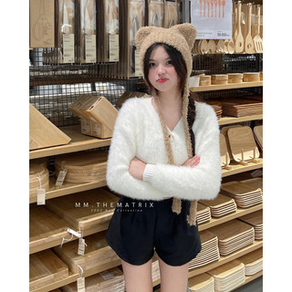 Furry Top - Áo len lông thỏ dáng croptop by Thematrix