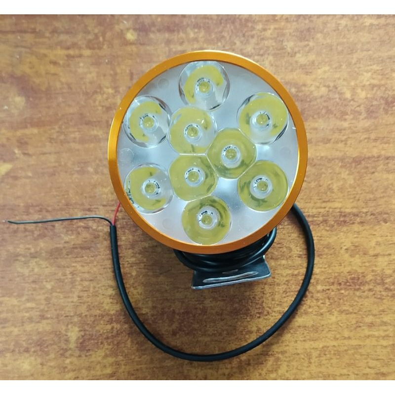 Đèn pha Led siêu sáng 9 bóng ( xe điện 12v - 72v )