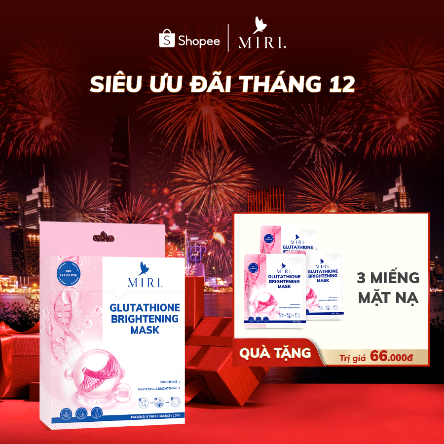 Mặt Nạ Giúp Dưỡng Trắng Da - Glutathione Brightening Mask MIRI