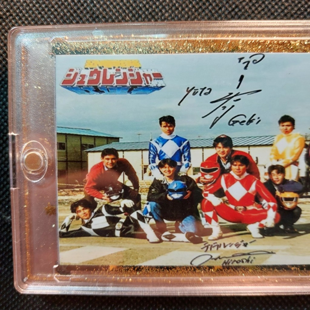 Thẻ Signed 5 anh em siêu nhân Mighty Morphin Power Rangers 2098 Nf3 1-14