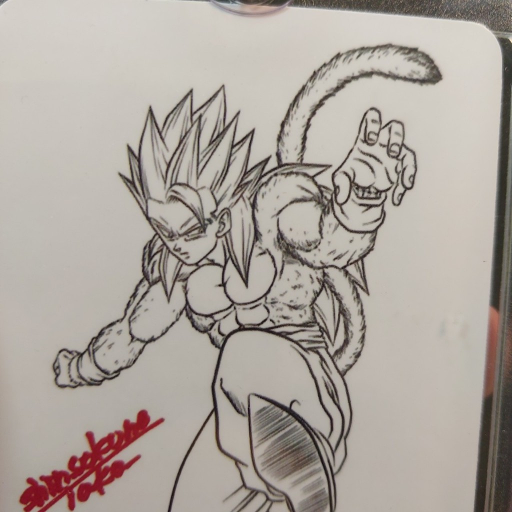 Thẻ Cadic siêu xayda bán khỉ trong dragonball signed 2098 1-44