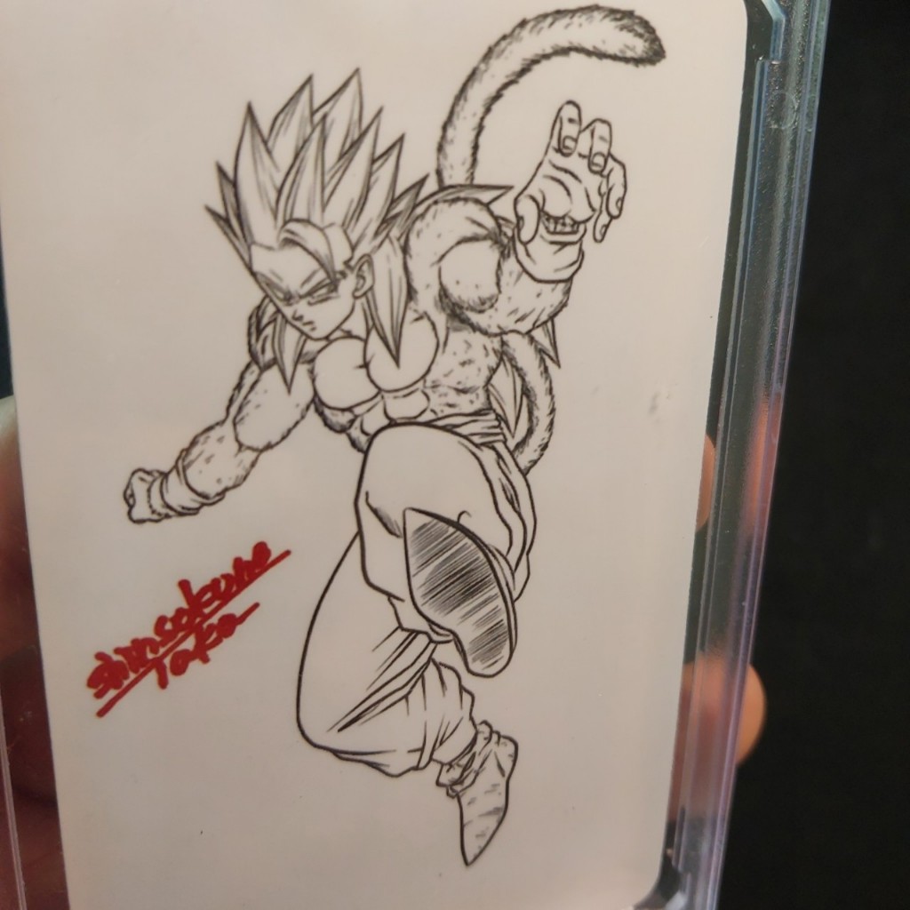Thẻ Cadic siêu xayda bán khỉ trong dragonball signed 2098 1-44