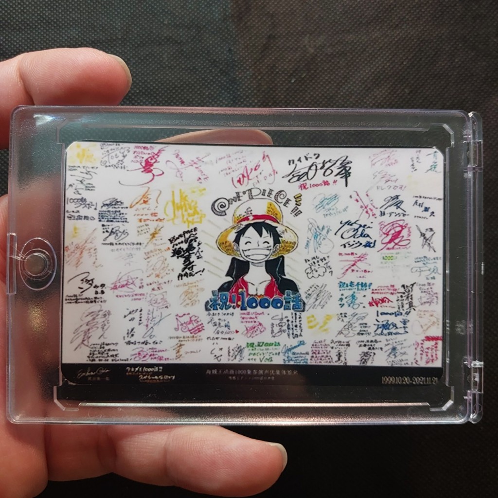 Thẻ Luffy trong One Piece signed 2098 1-46