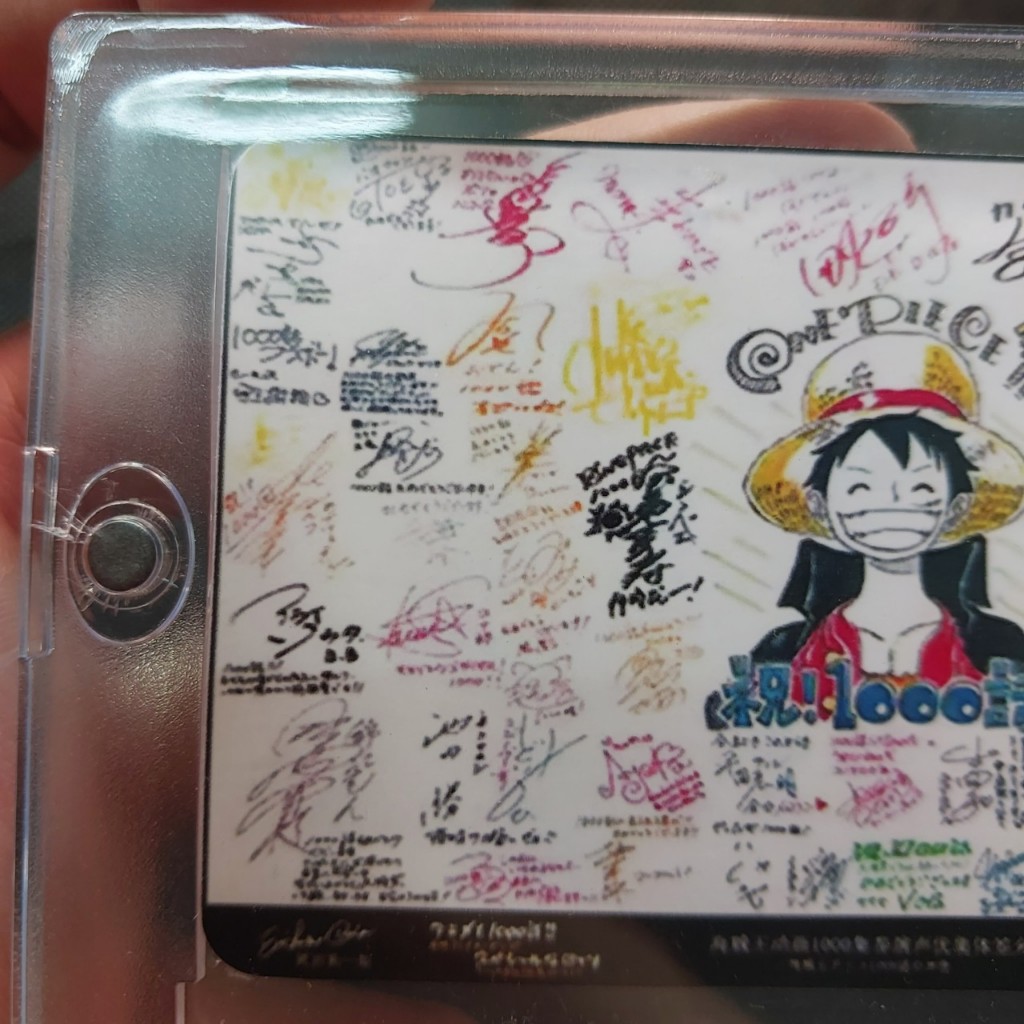 Thẻ Luffy trong One Piece signed 2098 1-46