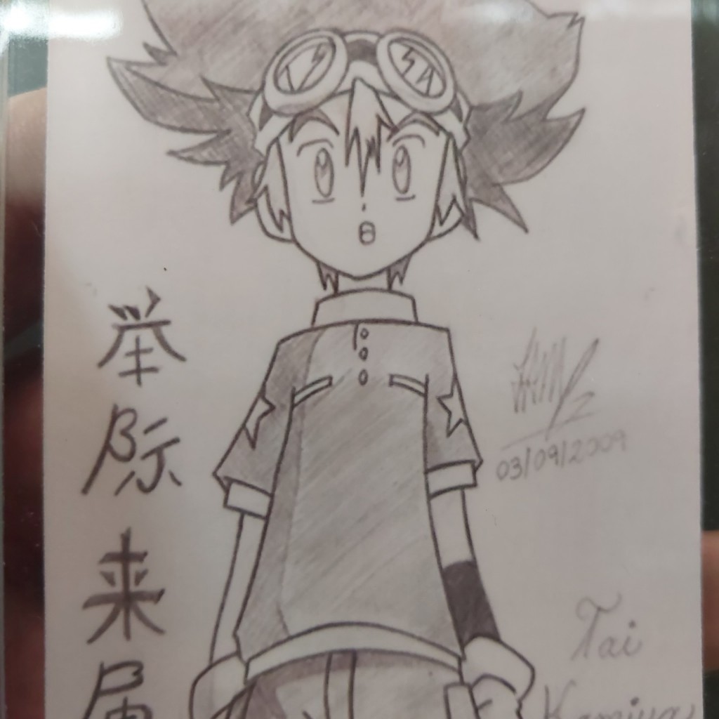 Thẻ Tai Kamiya signed digimon 2098 1-48