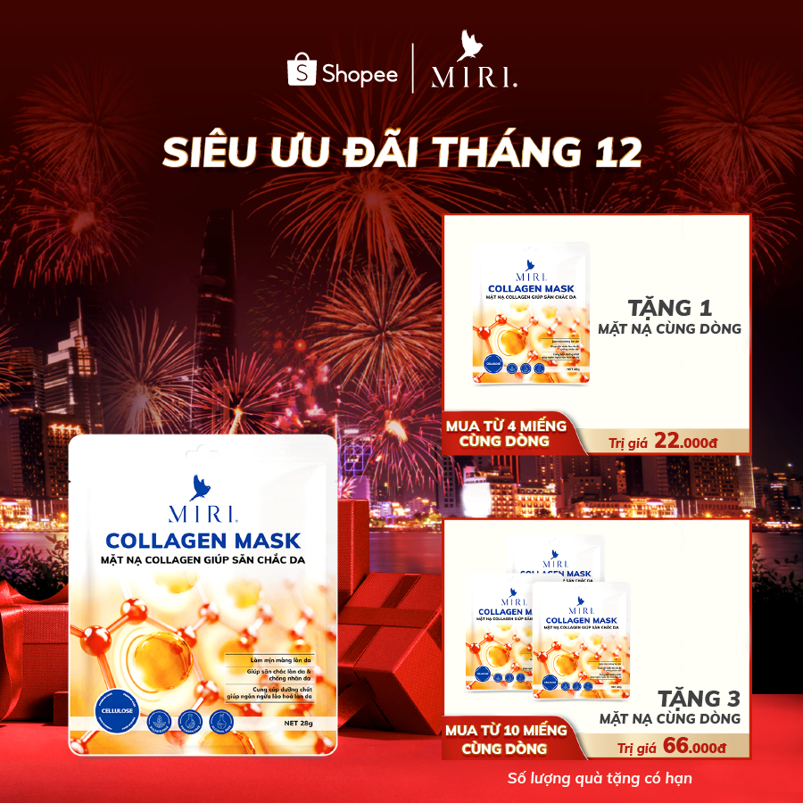 Mặt Nạ Giúp Săn Chắc Da - Collagen Mask MIRI