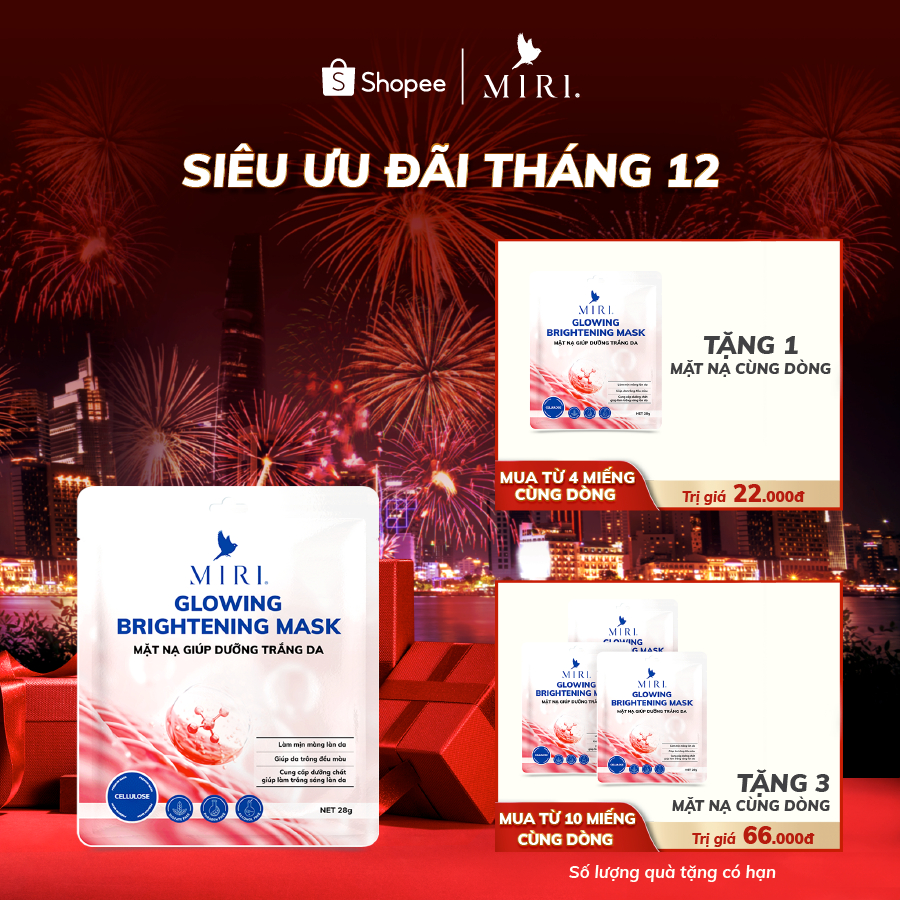 Mặt Nạ Giúp Dưỡng Trắng Da - Glowing Brightening Mask MIRI