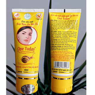 Combo 2 tuýp Sữa rửa mặt ngừa lão hoá One today - Sữa rửa mặt ốc sên