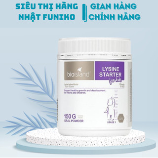 bột tăng chiều cao cho bé Bioisland Lysine starter for kids 150g giúp trẻ ăn ngon, tăng chuyển hóa của Úc