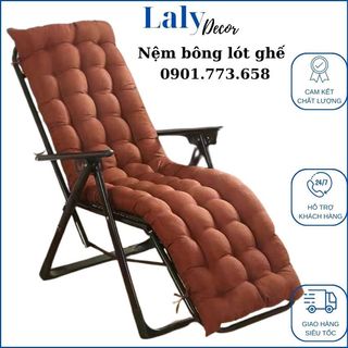 Đệm lót ghế gô, ghế xếp rộng 48cm gấp gọn, nệm lót ghế ngồi, đệm bông lót ghế, đệm ngồi ghế gỗ, đệm ngồi bệt