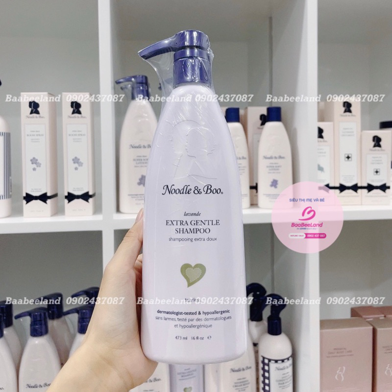 Dầu gội Chăm Sóc Tóc 473ml Noodle Boo Extra Gentle Shampoo Cho Bé - BAABEELAND