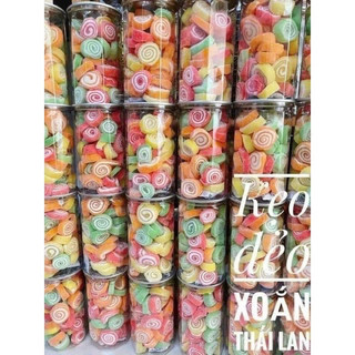500gr kẹo dẻo xoắn ốc thái lan chua ngọt siêu ngon