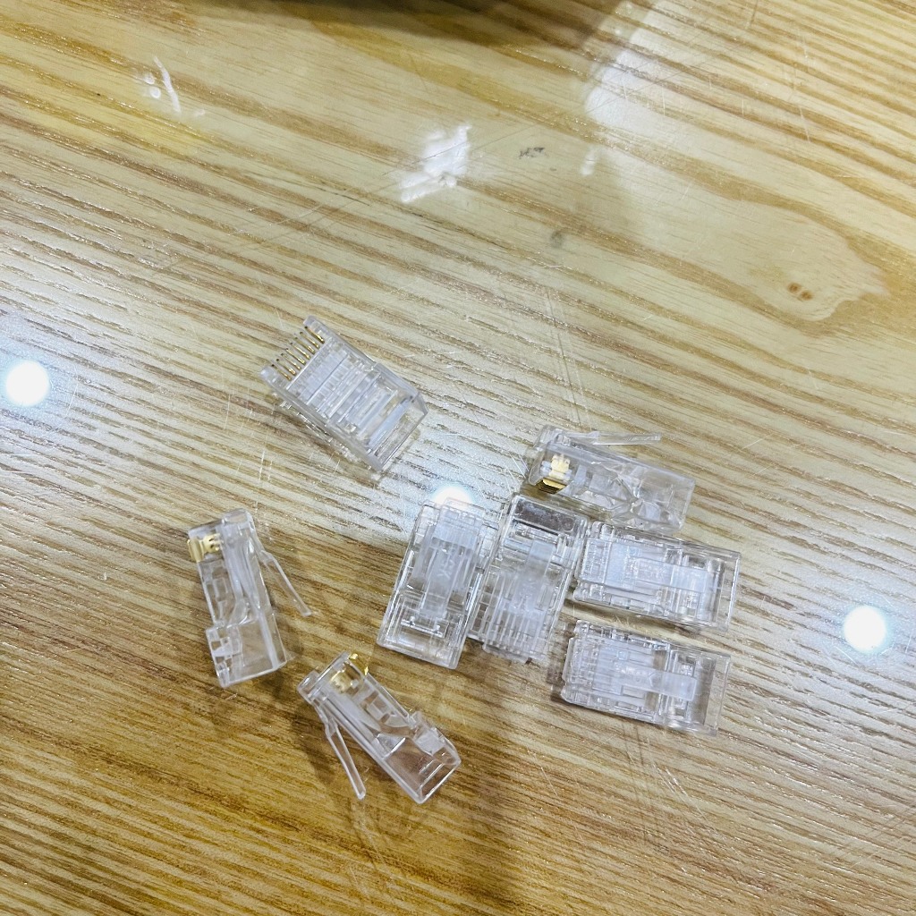 Hạt mạng CAT 6 Golden Konek chính hãng, túi 100 hạt