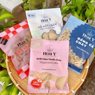 Bò lát / gà lát / bóng cá /sườn non chay 100g hoa y / vô lượng quang