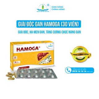 HAMOGA (30 viên) - Viên uống giúp thanh nhiệt giải độc, hạ men gan, tăng cường chức năng gan - Tâm Dược