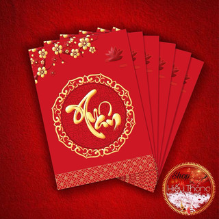 ( SHIP HOA TOC) COMBO 2 TAP Lì xì Tết đỏ /vang bé 2025 ( 8*11.5cm)