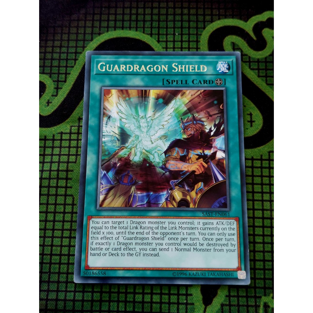 Thẻ Bài Mint90 Yugioh Spell Guardragon Shield - SAST-EN061 - Rare