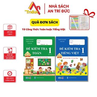 Sách Combo 2 Cuốn Đề Kiểm Tra Môn Toán, Tiếng Việt Lớp 1 - Kết Nối Tri Thức Với Cuộc Sống Tập 1 - QK 123