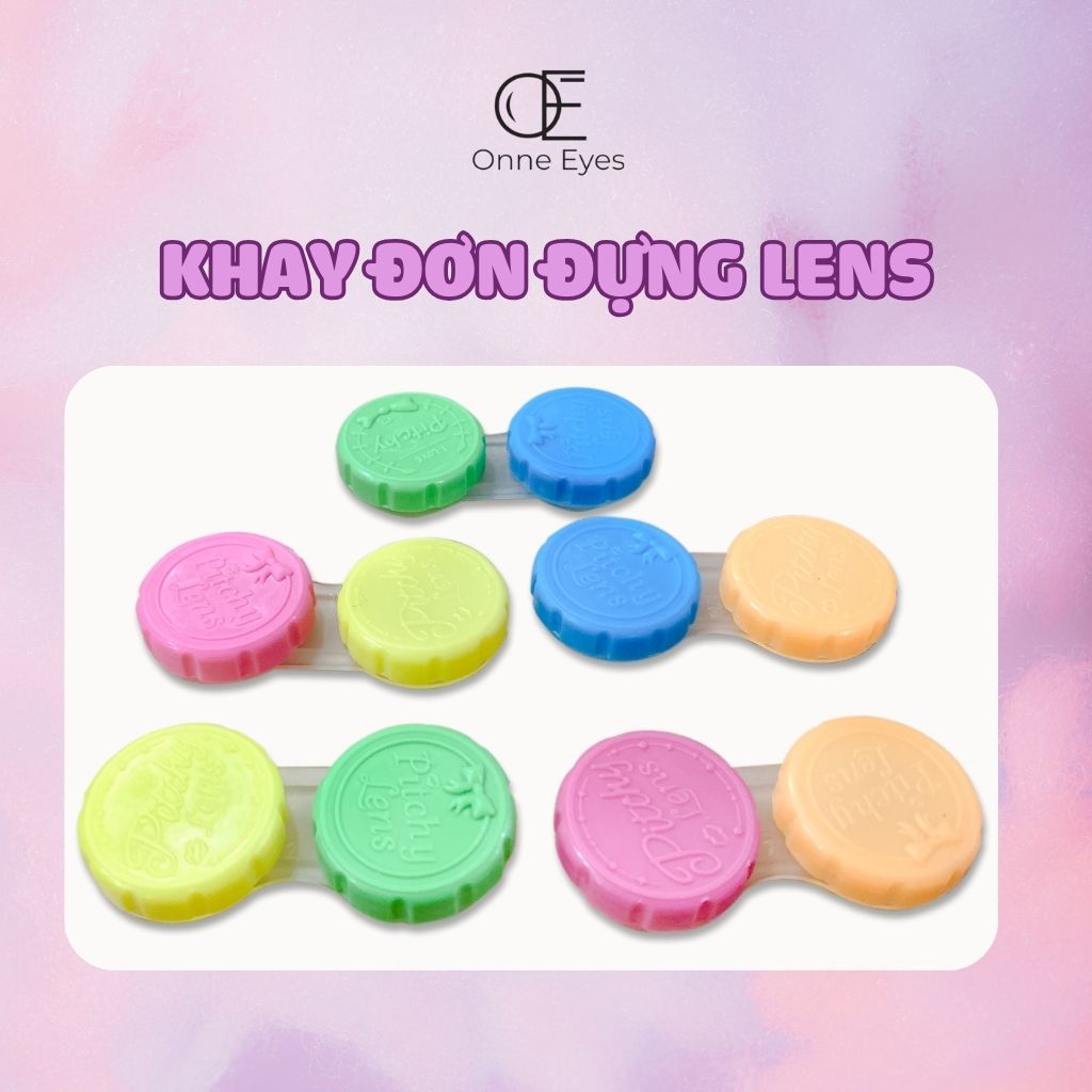 Khay Đơn Đựng Kính Áp Tròng - Kính Lens Nhiều Màu ONNE EYES