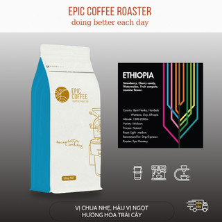 Cà phê Specialty Ethiopia Guji nhập khẩu, pha Espresso Drip V60 Cold Brew