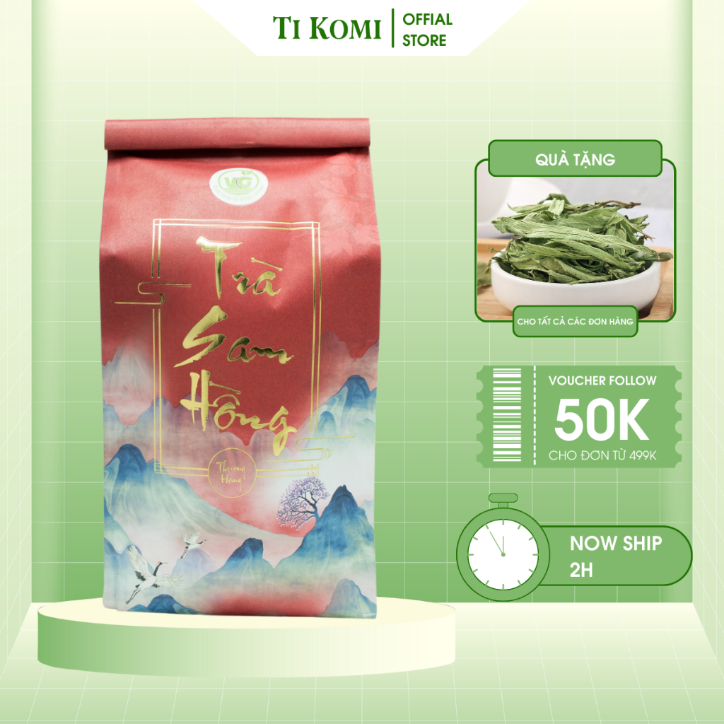 Trà Sam Hồng Thượng Hạng TIKOMI Giúp Thanh Nhiệt Mát Gan An Thần Cải Thiện Giấc Ngủ