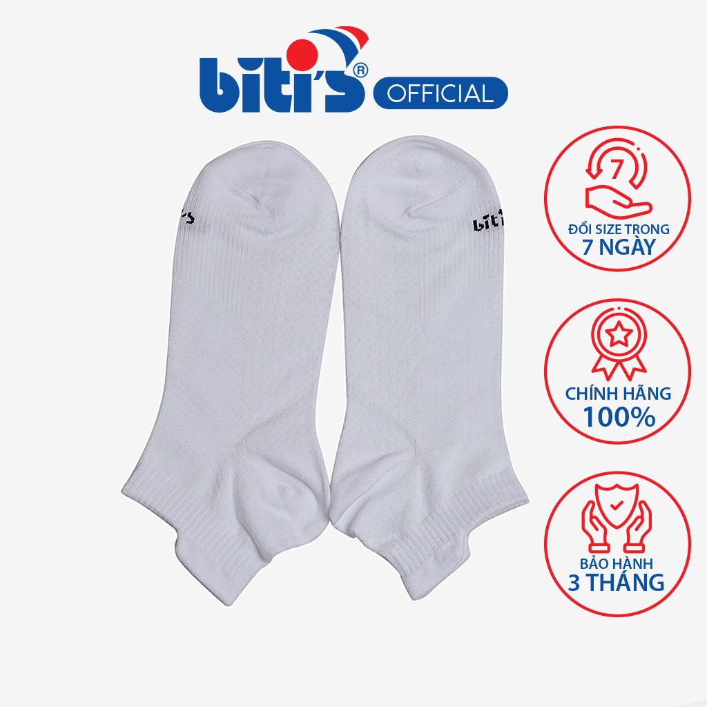 Combo 2 Vớ Nam Biti's ASMG00070DEN ( Đen/ trắng)