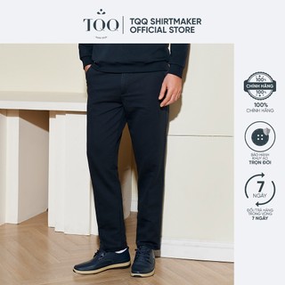 Quần kaki nam TQQ dáng ôm Q109 co giãn nhẹ màu chì sang trọng, cá tính