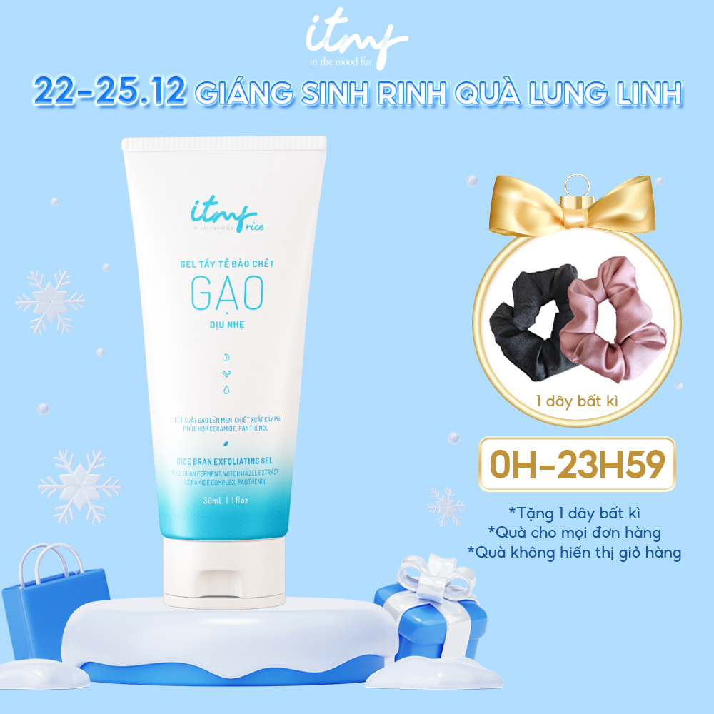 Gel Tẩy Tế Bào Chết Gạo ITMF Dịu Nhẹ 30mL - Mỹ phẩm thuần dưỡng từ Gạo