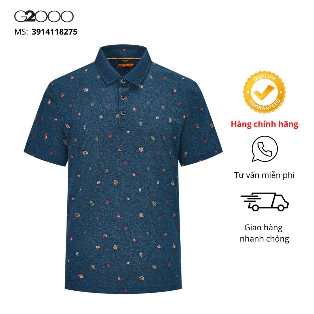 Áo Polo Nam Smart Fit G2000 (39141182-26/75) Tay Ngắn